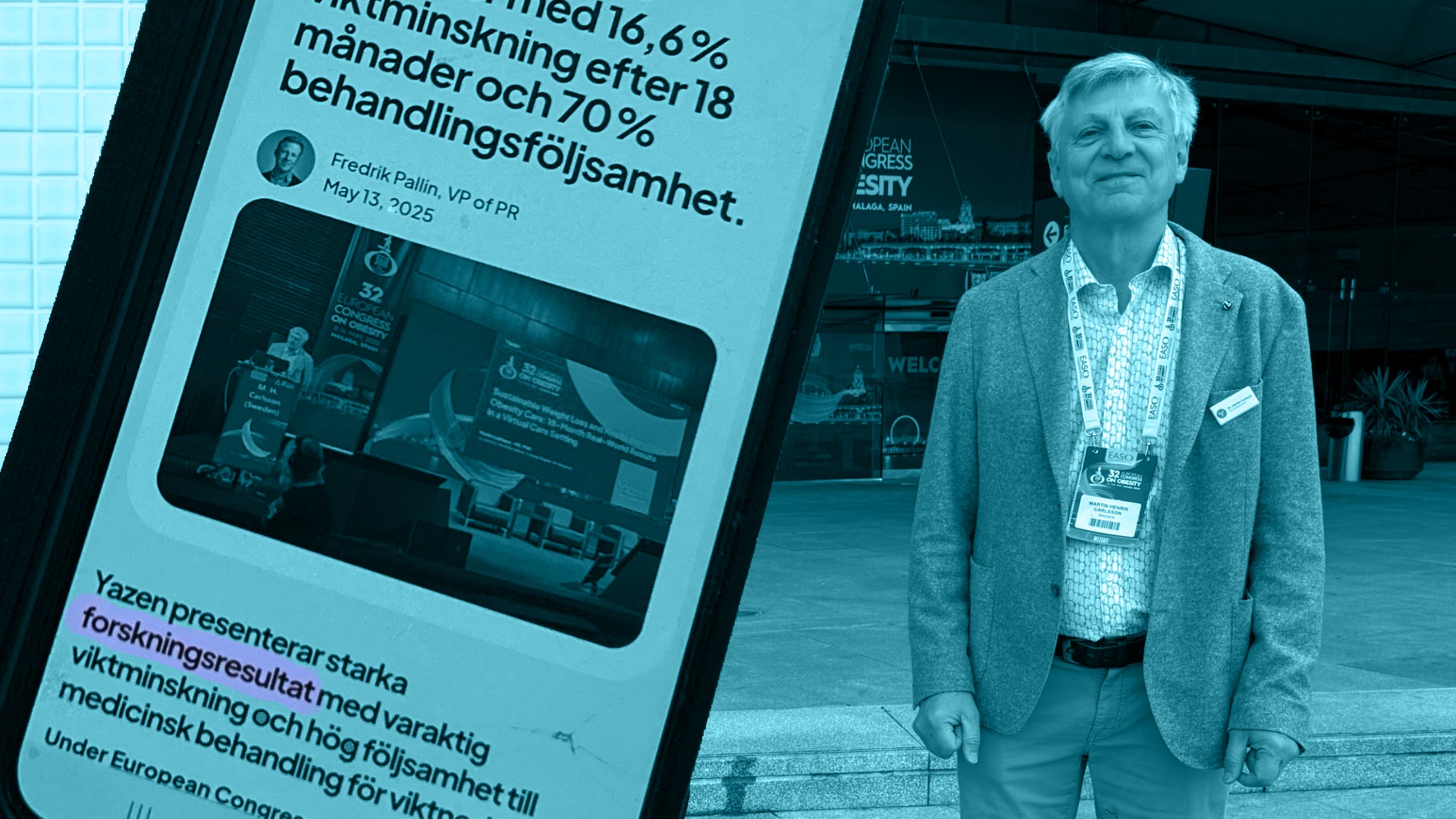 Yazen presenterade forskning utan etikprövning på internationell konferens